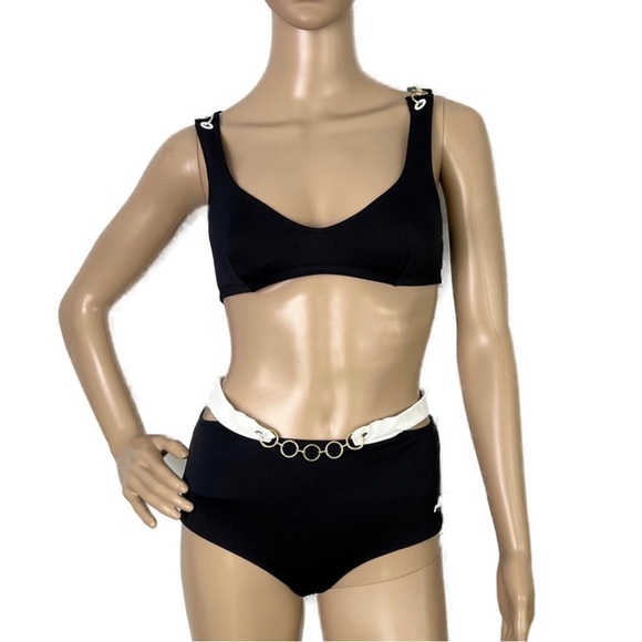 NEW MORGAN LANE BLACK BIKINI SET - Picture 1 of 10